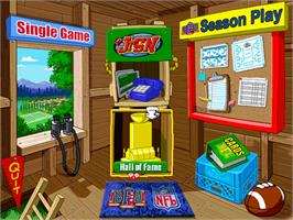 In game image of Backyard Football on the ScummVM.