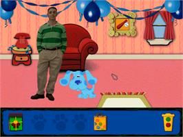 In game image of Blue's Clues: Blue's Birthday Adventure on the ScummVM.