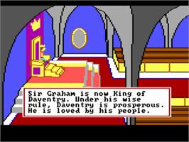 In game image of King's Quest II: Romancing the Throne on the ScummVM.
