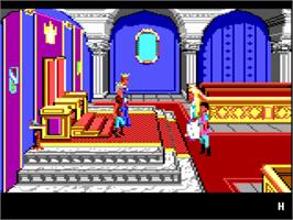 In game image of King's Quest IV: The Perils of Rosella on the ScummVM.