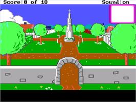 In game image of Mixed-Up Mother Goose on the ScummVM.