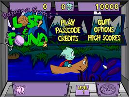 In game image of Pajama Sam's Lost & Found on the ScummVM.