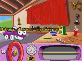 In game image of Putt-Putt Joins the Parade on the ScummVM.