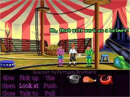 In game image of Secret of Monkey Island on the ScummVM.