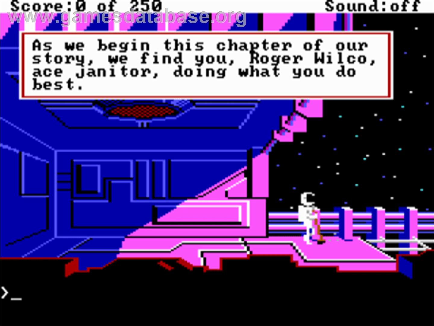 Space Quest II: Vohaul's Revenge - ScummVM - Artwork - In Game