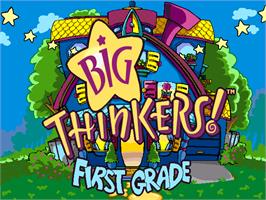 Title screen of Big Thinkers! First Grade on the ScummVM.