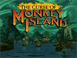 Title screen of Curse of Monkey Island on the ScummVM.