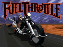 Title screen of Full Throttle on the ScummVM.