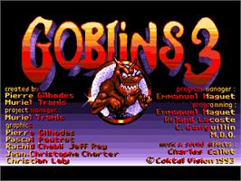 Title screen of Goblins Quest 3 on the ScummVM.