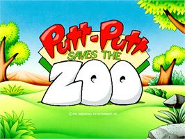 Title screen of Putt-Putt Saves the Zoo on the ScummVM.