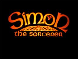 Title screen of Simon the Sorcerer on the ScummVM.