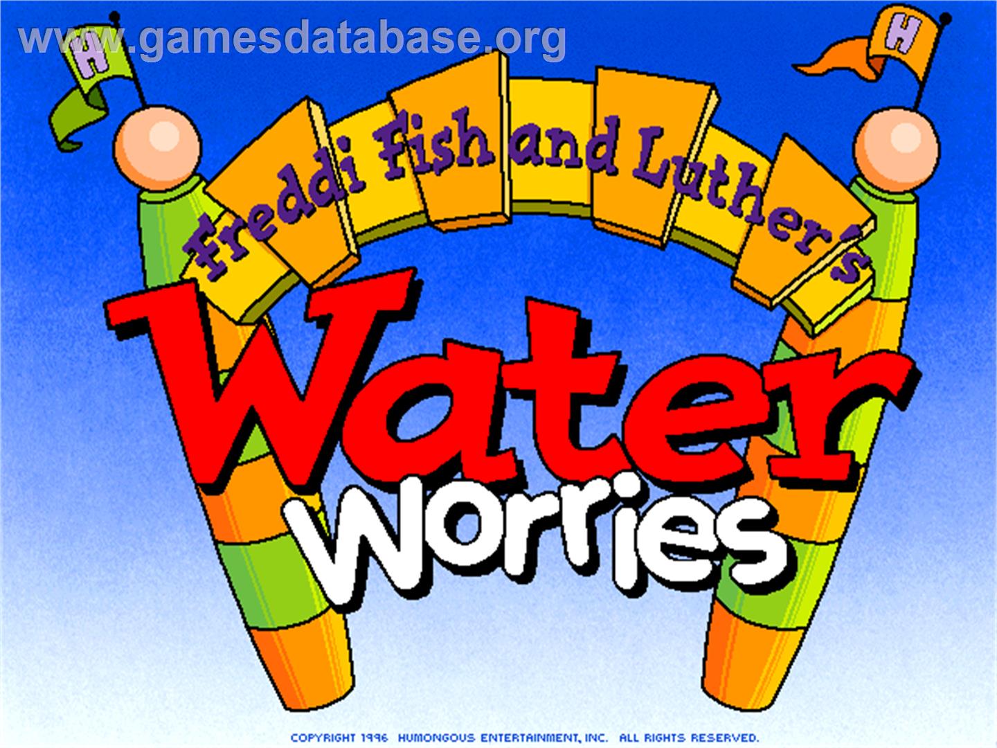 Freddi Fish and Luther's Water Worries - ScummVM - Artwork - Title Screen