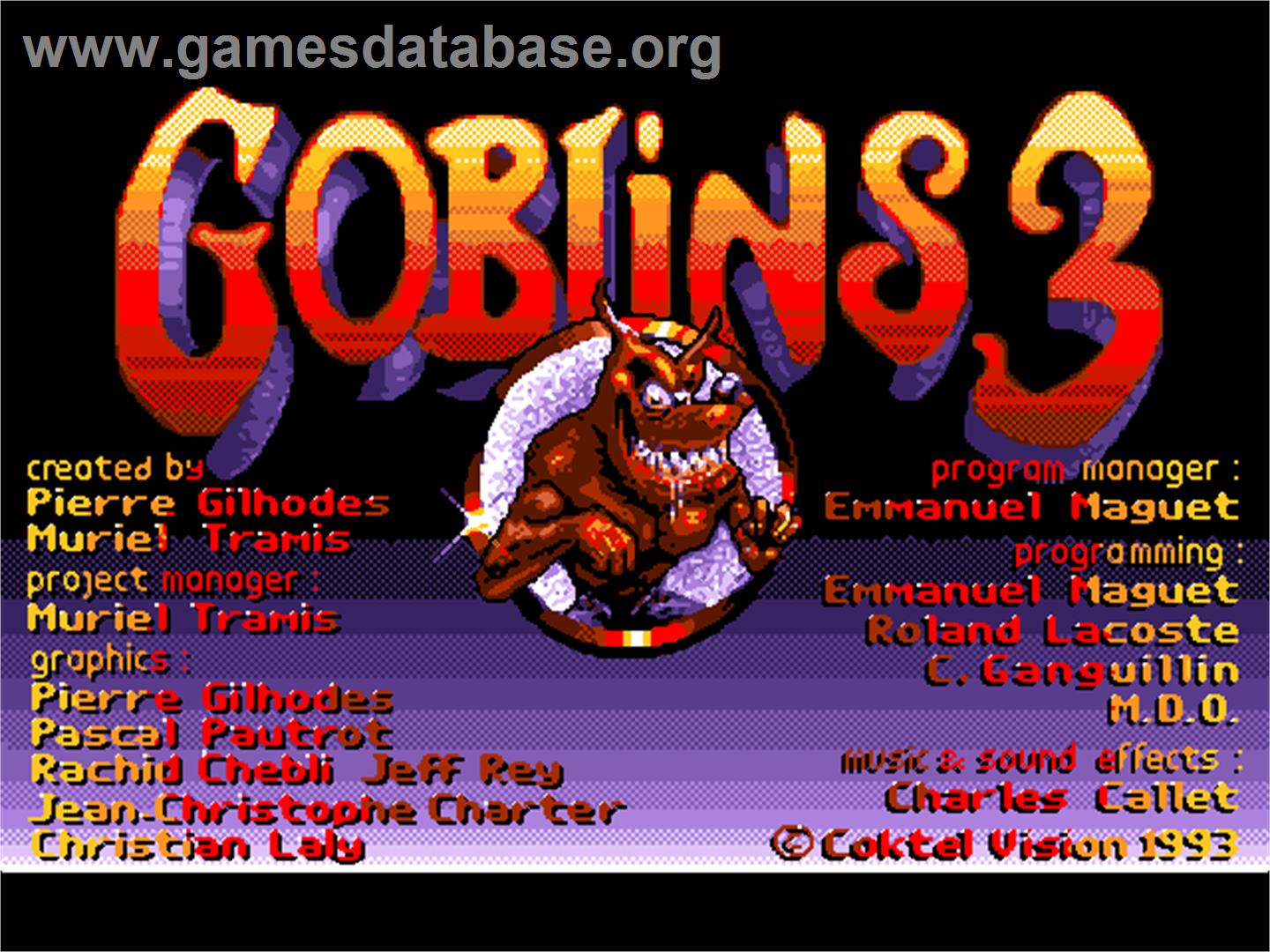 Goblins Quest 3 - ScummVM - Artwork - Title Screen