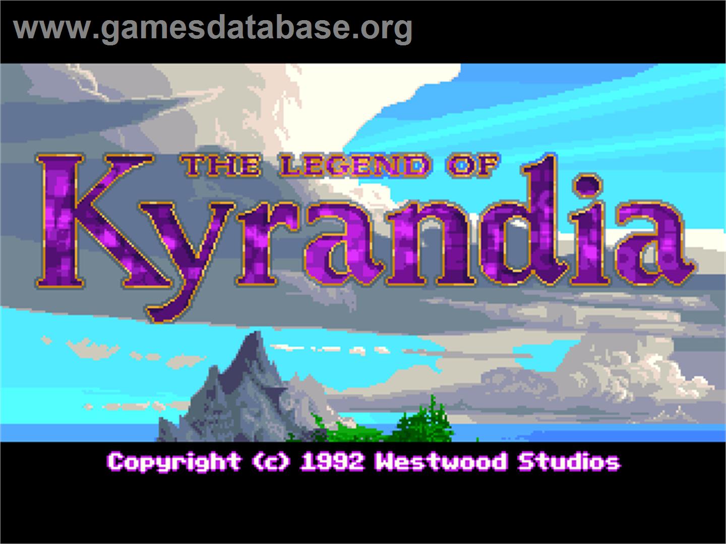 Legend of Kyrandia - ScummVM - Artwork - Title Screen