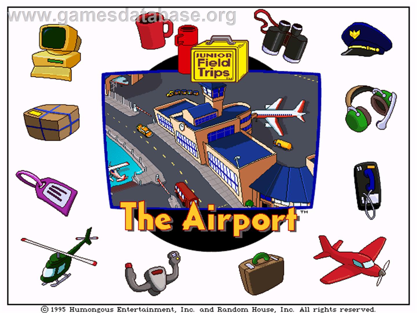 Let's Explore the Airport with Buzzy - ScummVM - Artwork - Title Screen