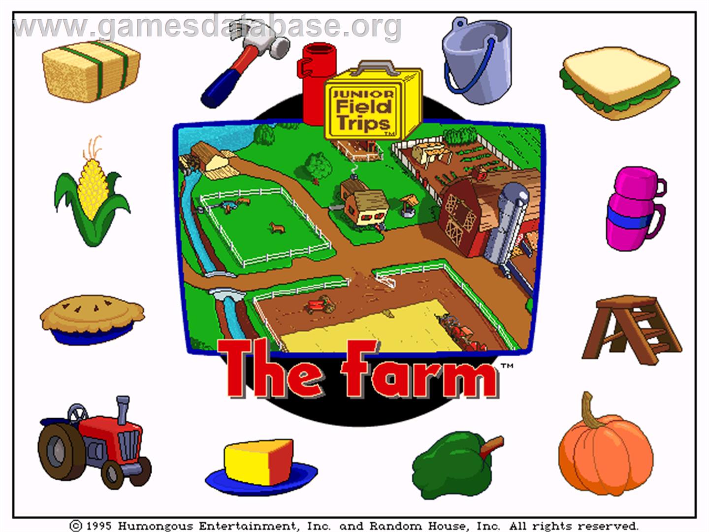 Let's Explore the Farm with Buzzy - ScummVM - Artwork - Title Screen