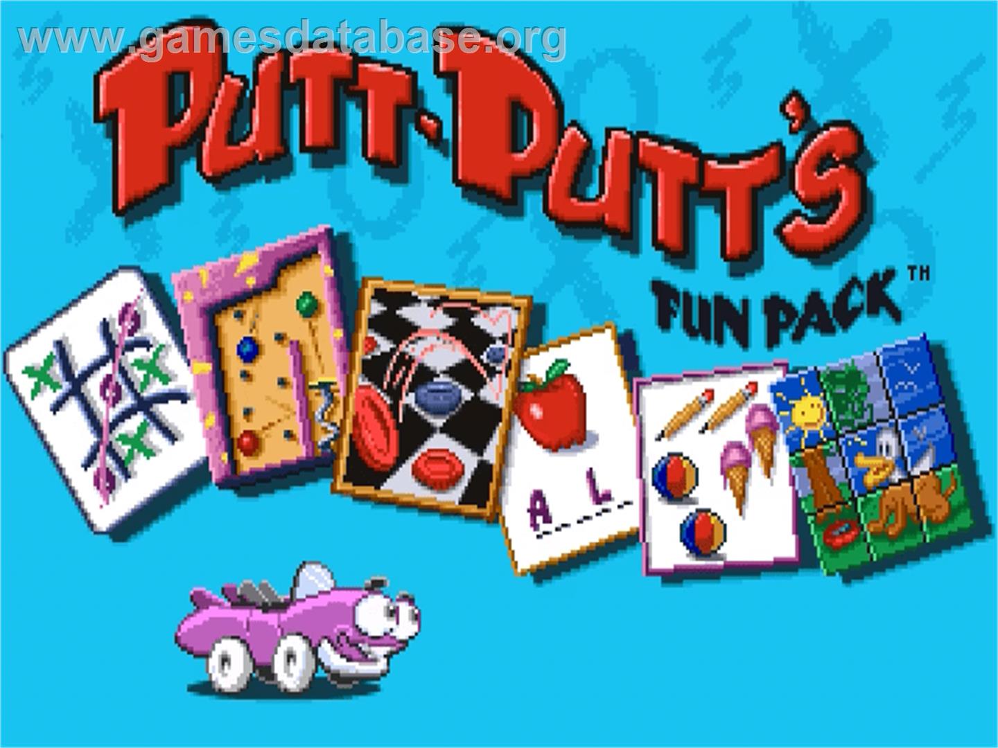 Putt-Putt's Fun Pack - ScummVM - Artwork - Title Screen