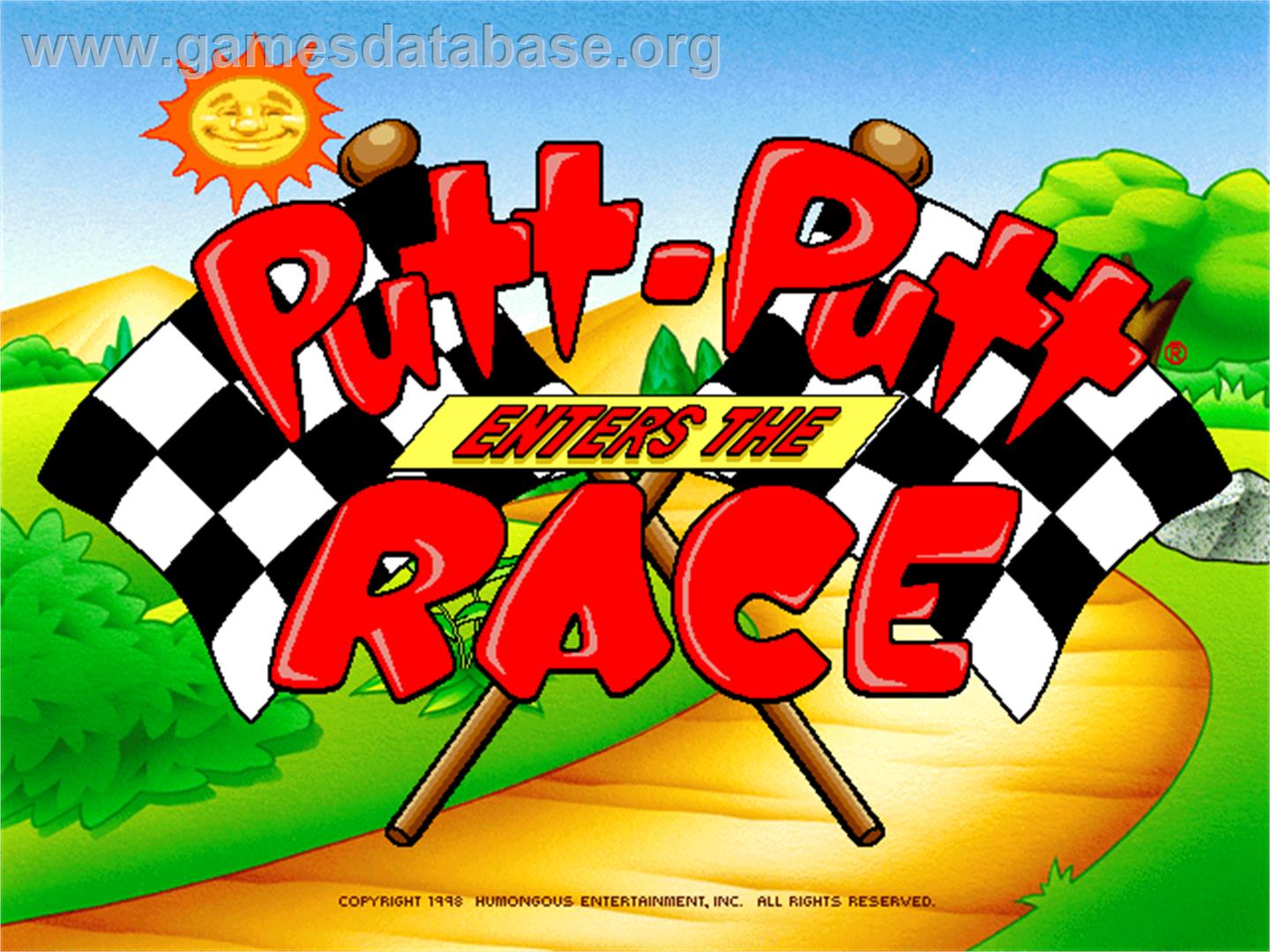 Putt-Putt Enters the Race - ScummVM - Artwork - Title Screen