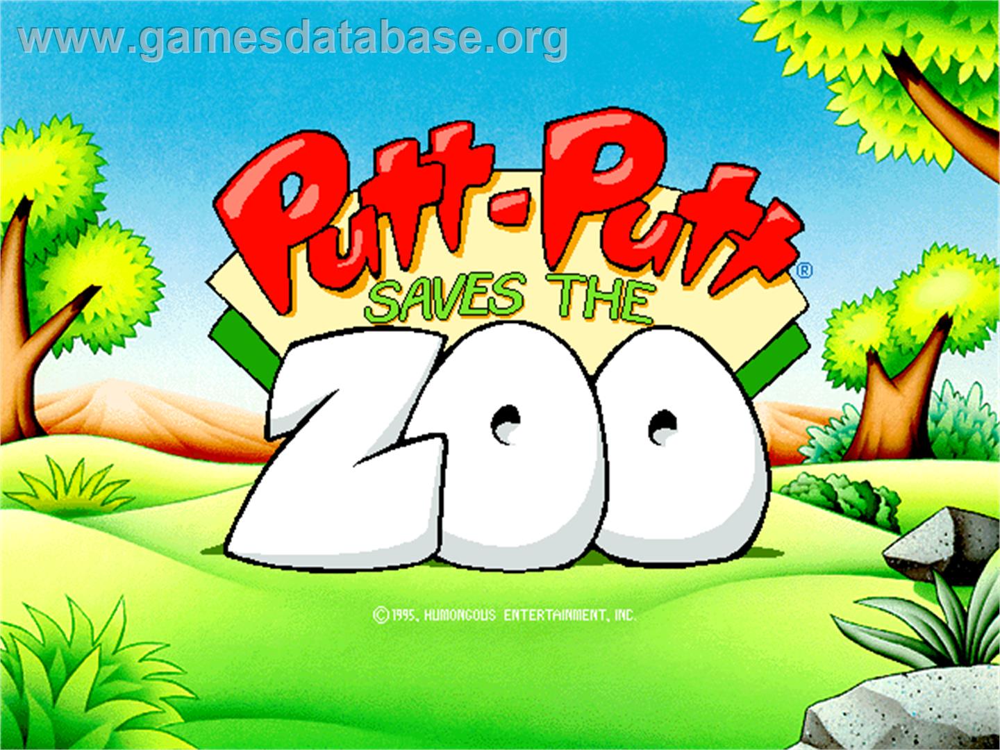 Putt-Putt Saves the Zoo - ScummVM - Artwork - Title Screen
