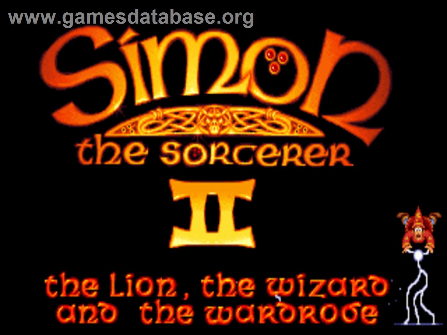 Simon the Sorcerer II: The Lion, the Wizard and the Wardrobe - ScummVM - Artwork - Title Screen