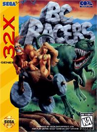Box cover for BC Racers on the Sega 32X.
