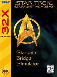 Box cover for Star Trek Starfleet Academy - Starship Bridge Simulator on the Sega 32X.