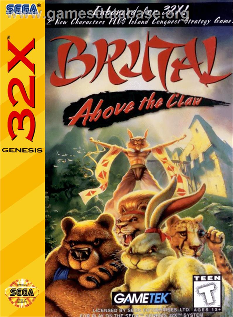 Brutal: Above the Claw - Sega 32X - Artwork - Box