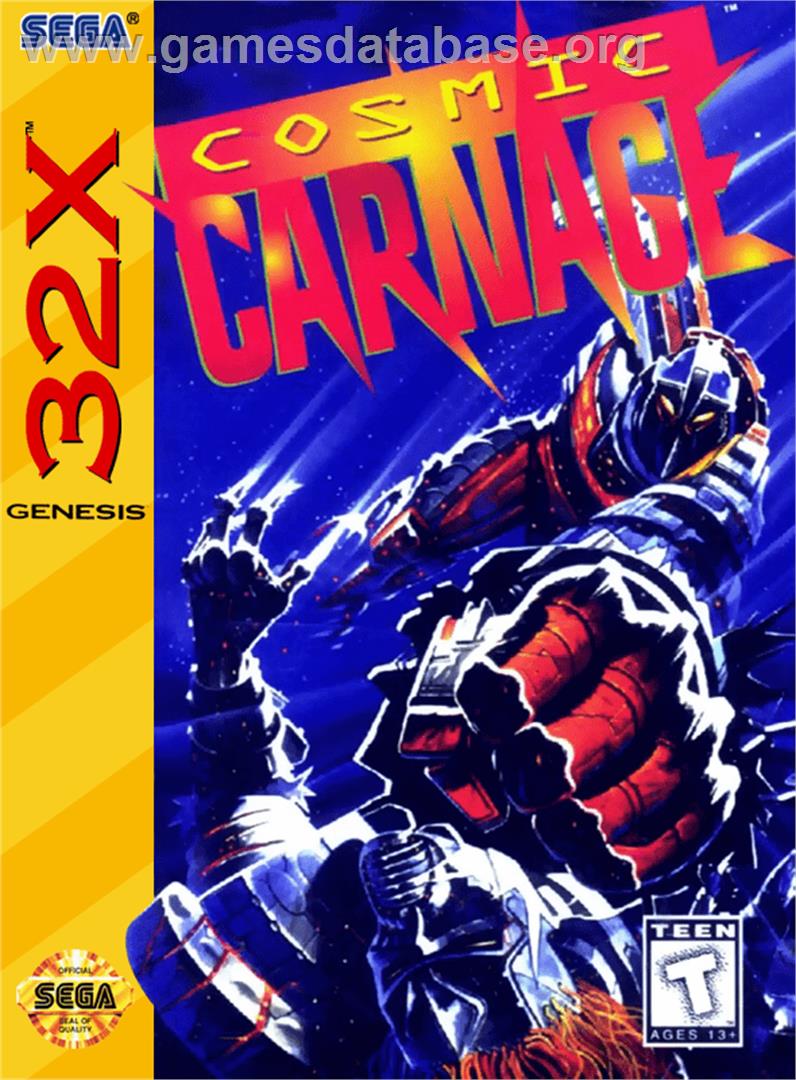 Cosmic Carnage - Sega 32X - Artwork - Box