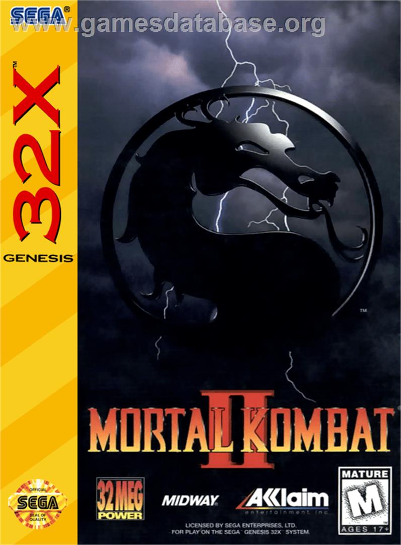 Mortal Kombat II - Sega 32X - Artwork - Box