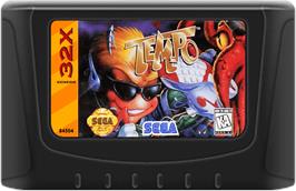 Cartridge artwork for Tempo on the Sega 32X.