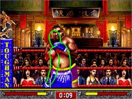 In game image of Toughman Contest on the Sega 32X.