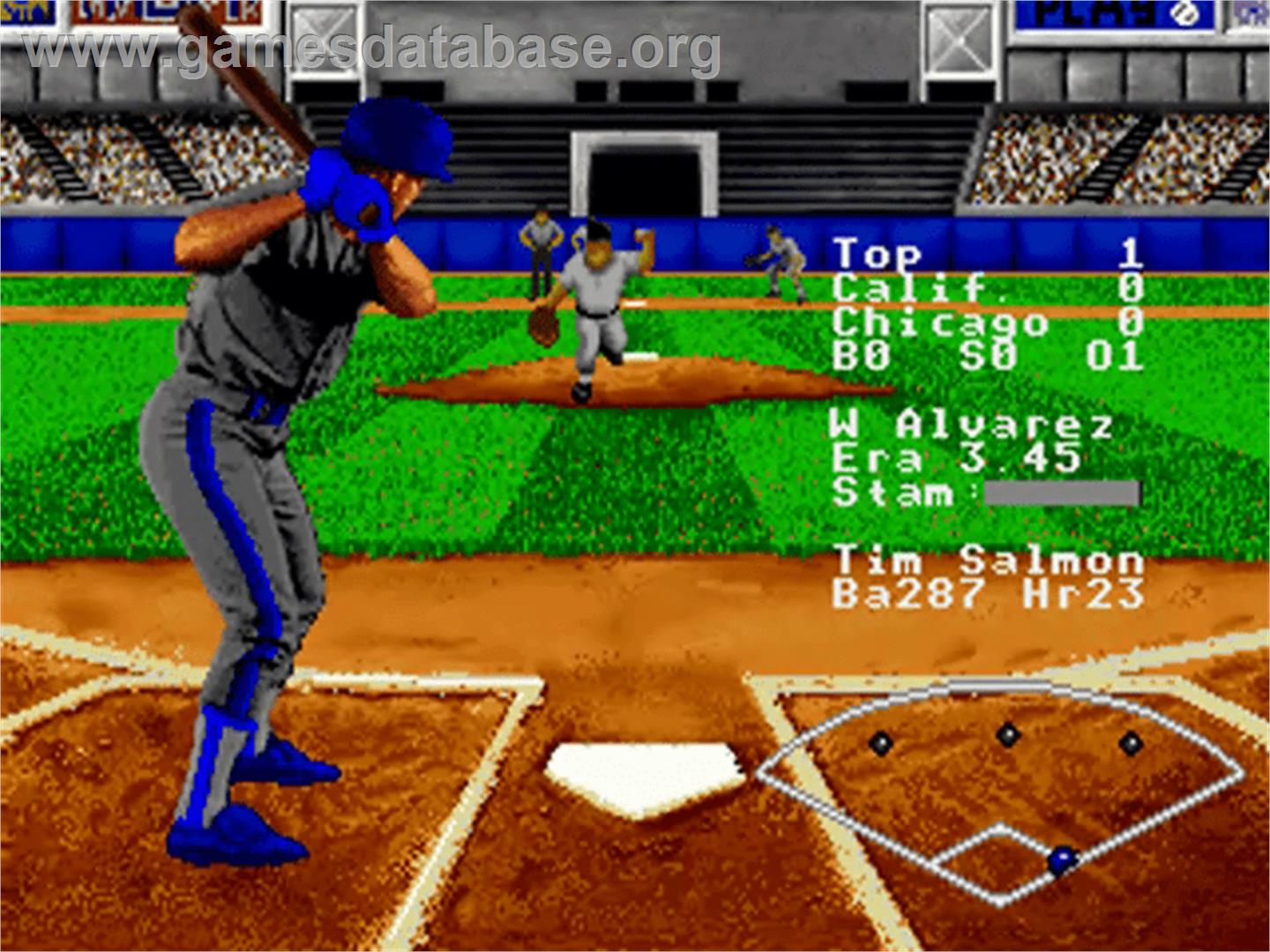 RBI Baseball '95 - Sega 32X - Artwork - In Game