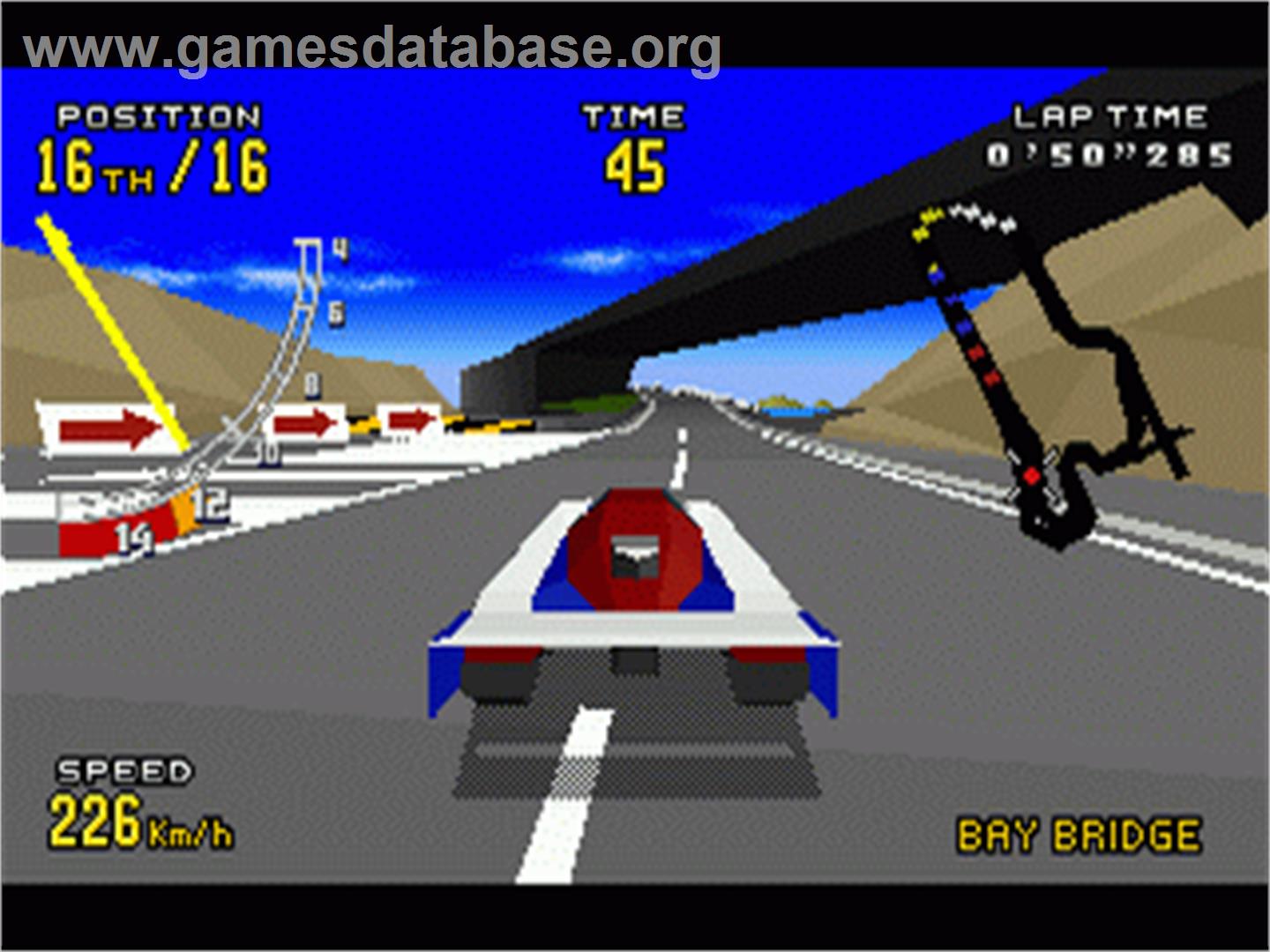 Virtua Racing Deluxe - Sega 32X - Artwork - In Game