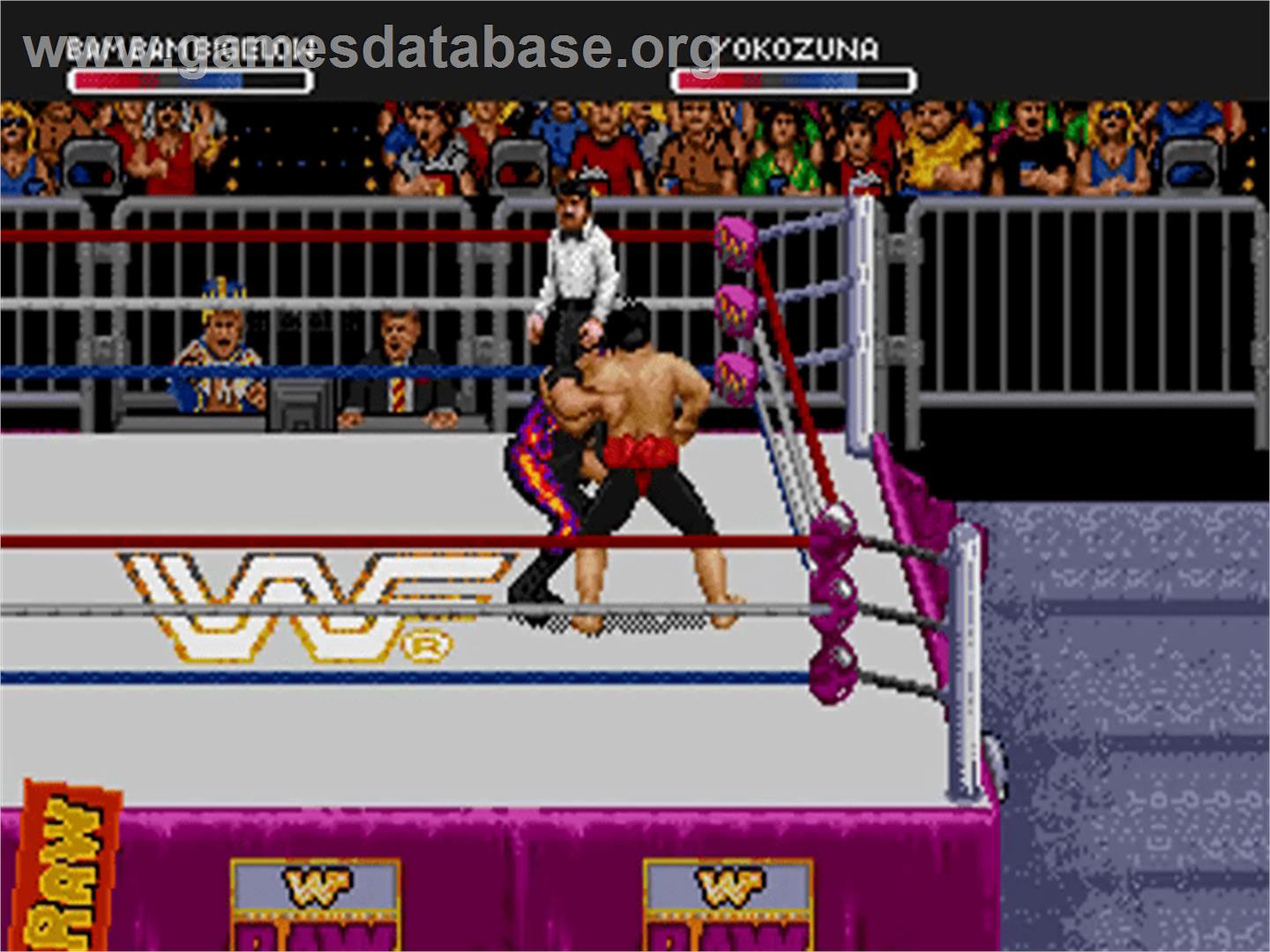 WWF Raw - Sega 32X - Artwork - In Game