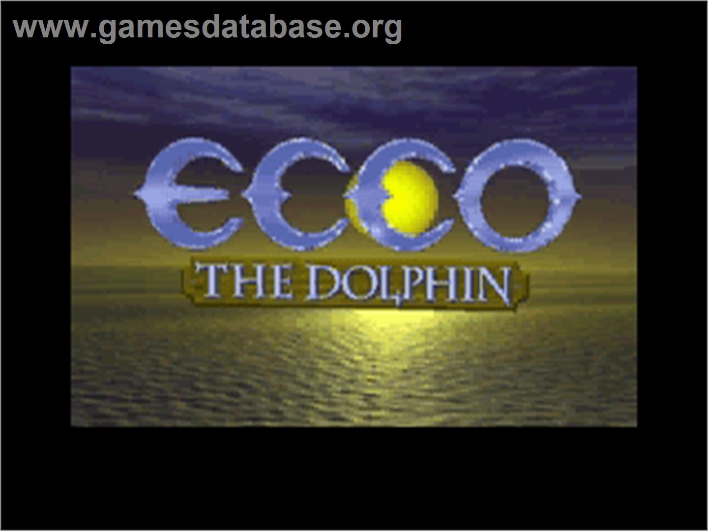 Ecco the Dolphin CinePak Demo - Sega 32X - Artwork - Title Screen