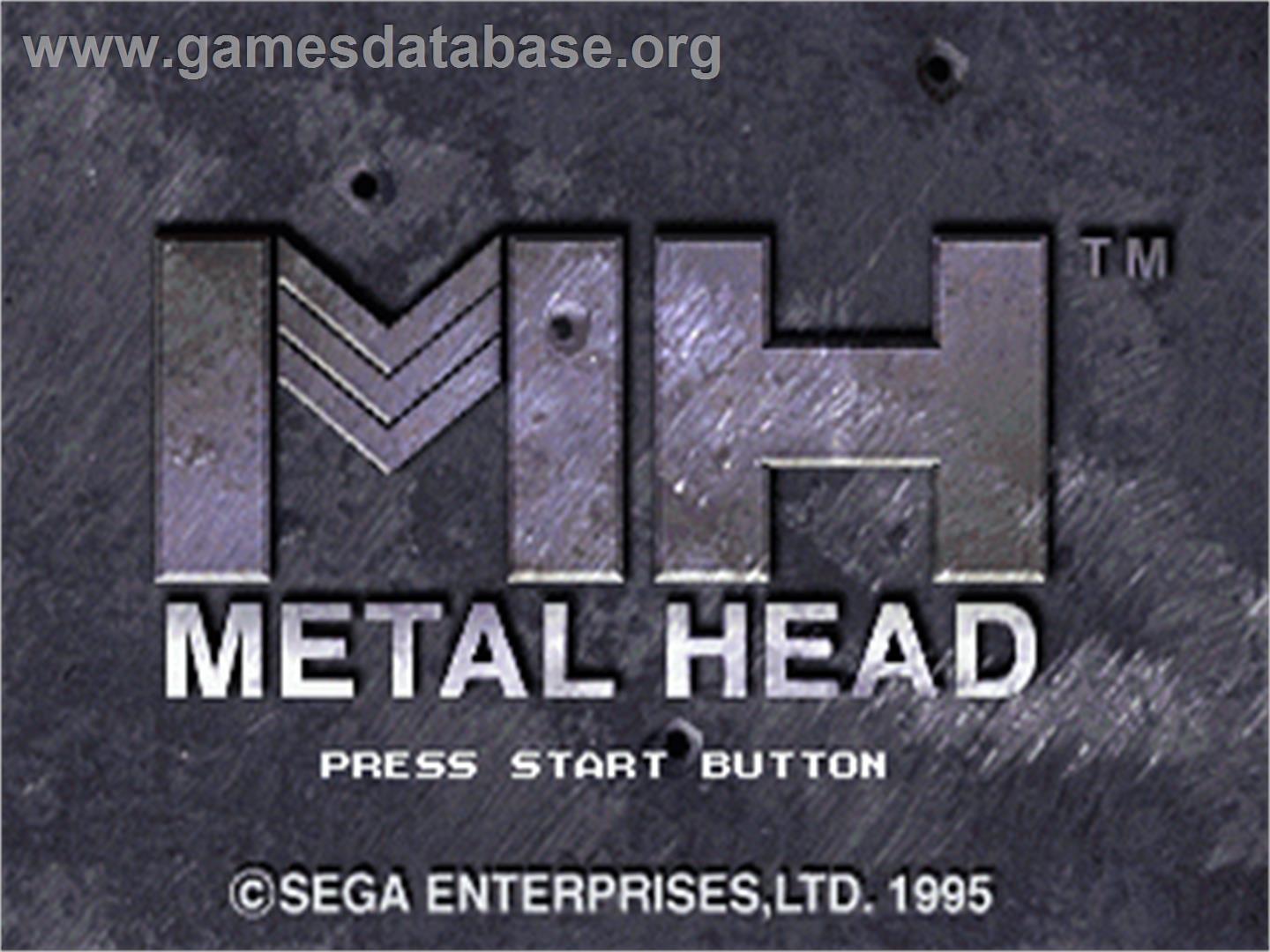 Metal Head - Sega 32X - Artwork - Title Screen