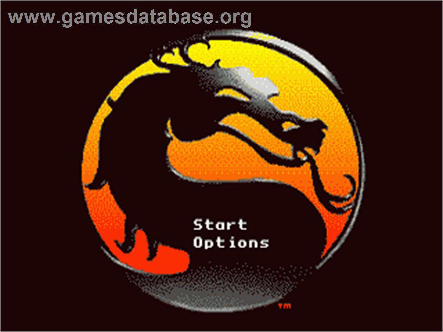 Mortal Kombat II - Sega 32X - Artwork - Title Screen
