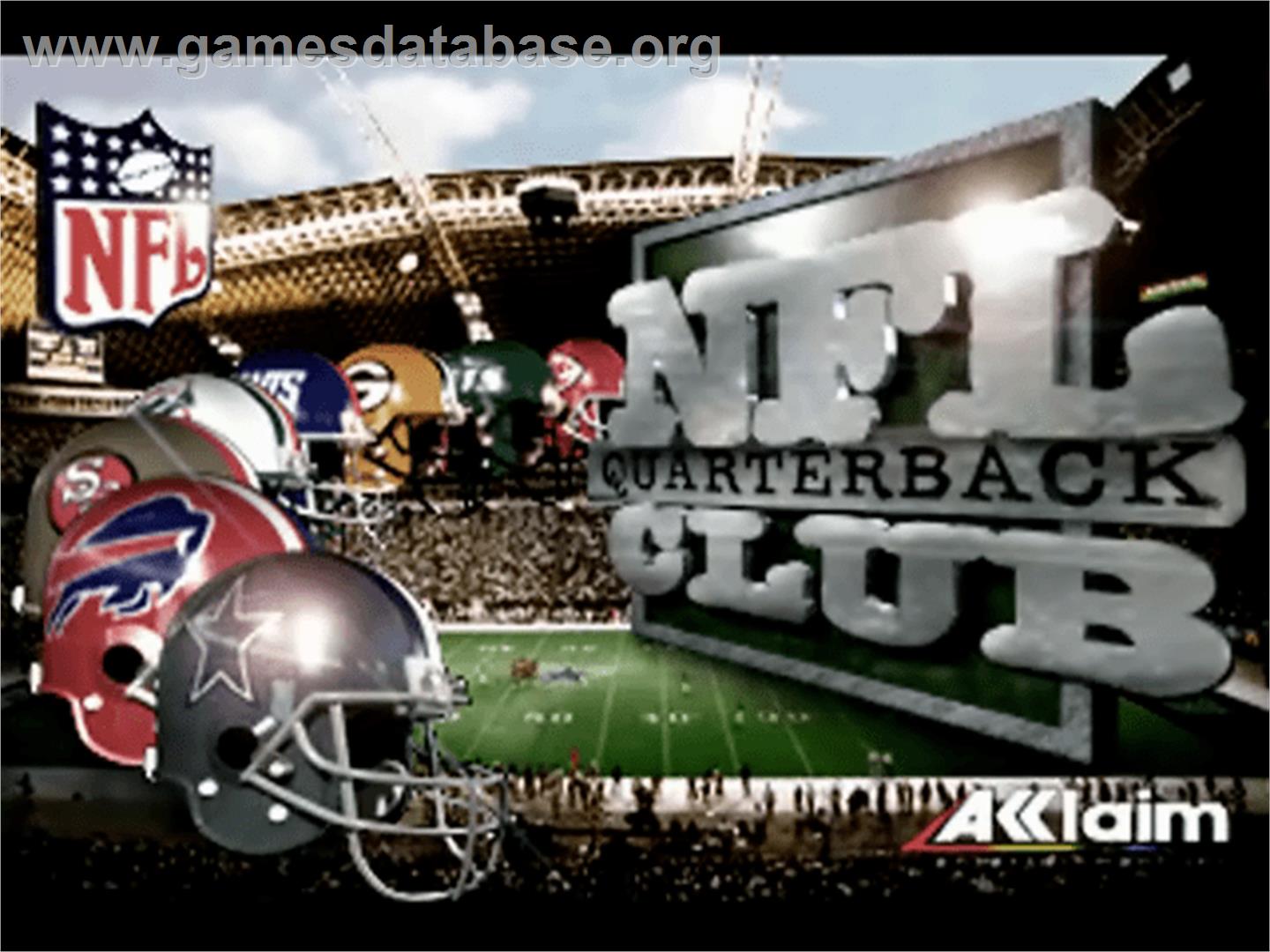NFL Quarterback Club - Sega 32X - Artwork - Title Screen