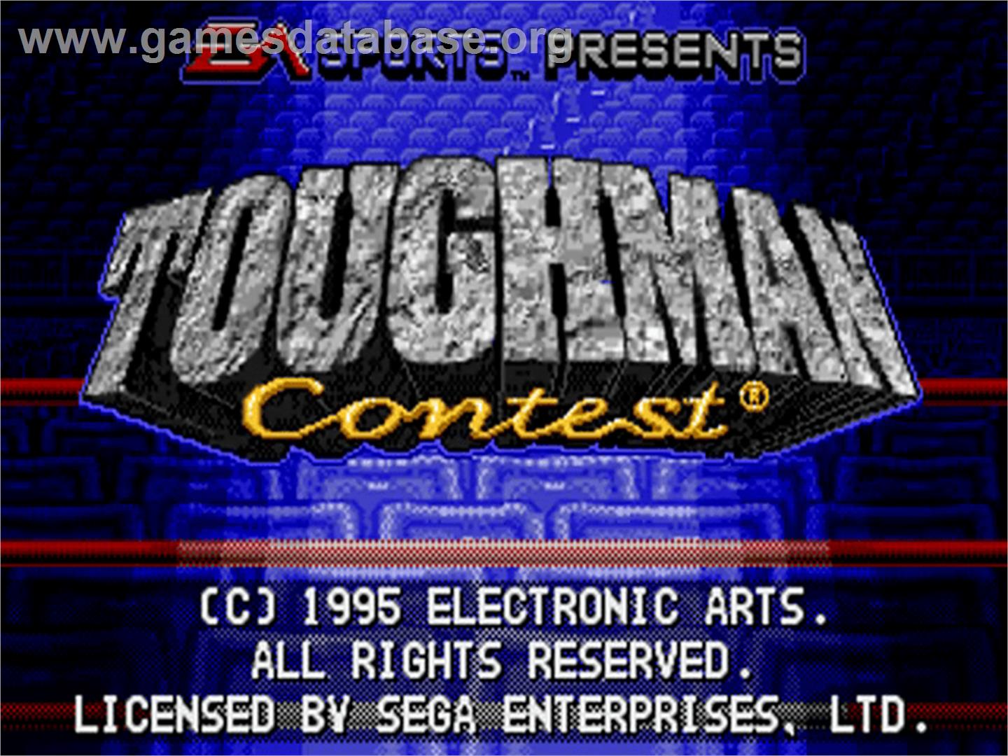 Toughman Contest - Sega 32X - Artwork - Title Screen