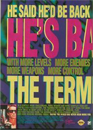 Advert for Terminator on the Sega CD.