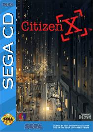 Box cover for Citizen X on the Sega CD.