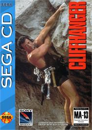 Box cover for Cliffhanger on the Sega CD.