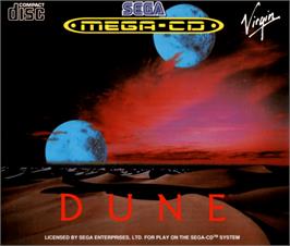 Box cover for Dune on the Sega CD.