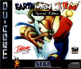 Box cover for Earthworm Jim Special Edition on the Sega CD.