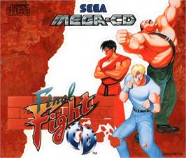 Box cover for Final Fight CD on the Sega CD.