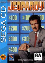 Box cover for Jeopardy on the Sega CD.