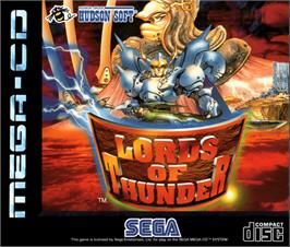 Box cover for Lords of Thunder on the Sega CD.