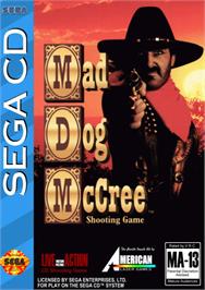 Box cover for Mad Dog McCree v2.03 board rev. B on the Sega CD.