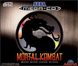 Box cover for Mortal Kombat on the Sega CD.