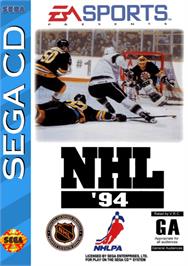 Box cover for NHL '94 on the Sega CD.